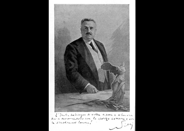 Francesco Saverio Nitti, cartolina d'epoca, s.d.